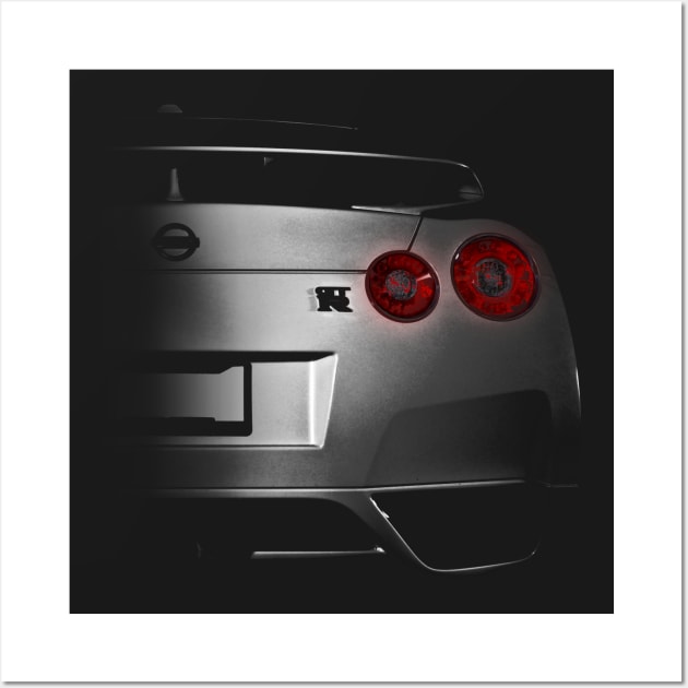 Nissan, Nissan GTR Wall Art by hottehue